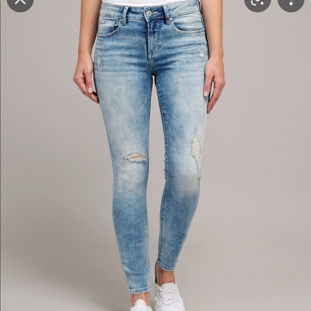 Bootlegger skinny high rise jeans